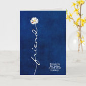 Gemeinsam mit Ladybugs für Freund danke Karte (Gelbe Blume)