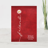 Gemeinsam mit Ladybugs für Freund danke Karte (Vorderseite)