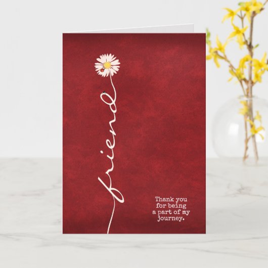 Gemeinsam mit Ladybugs für Freund danke Karte (Gelbe Blume)