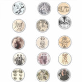 Gemeinsam mit Siam Twins Sideshow Freaks Pics Art Aufkleber (Vorderseite)