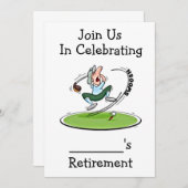 GEMEINSAM MIT UNS IN (ADNAME) ****RETIREMENT*** IN EINLADUNG (Vorne/Hinten)