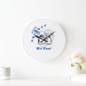 Gemeinsam | Motivierend Angebot Große Wanduhr (Zuhause)