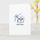 Gemeinsam | Motivierend Angebot Karte (Gelbe Blume)