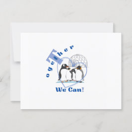 Gemeinsam | Motivierend Angebot Postkarte