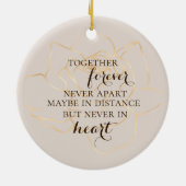 Gemeinsam nie eine Pet-Gedenkstätte Keramik Ornament (Hinten)