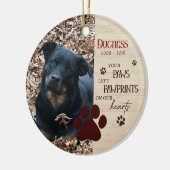 Gemeinsam nie eine Pet-Gedenkstätte Keramik Ornament (Links)