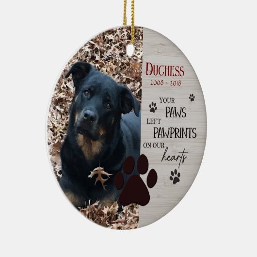 Gemeinsam nie eine Pet-Gedenkstätte Keramik Ornament (Rechts)