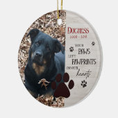 Gemeinsam nie eine Pet-Gedenkstätte Keramik Ornament (Links)