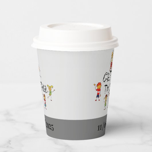 Gemeinsam Pappbecher (Links)