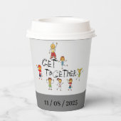 Gemeinsam Pappbecher (Rückseite)