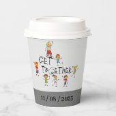 Gemeinsam Pappbecher (Vorderseite)