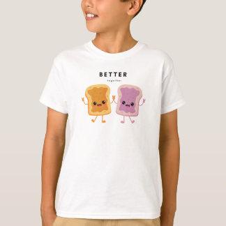Gemeinsam Peanut Butter und Jelly Kids Shirt