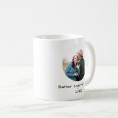 Gemeinsam Personalisiertes Foto Jahr Paar Kaffeetasse (VorderseiteRechts)