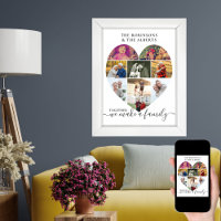 Gemeinsam Personalisiertes Herz geformt 9 FotoColl