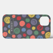 Gemeinsam Polka Dot Muster Case-Mate iPhone Hülle (Rückseite (Horizontal))