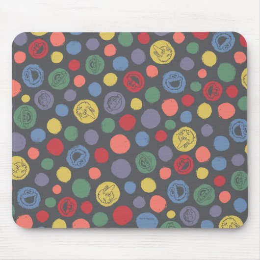 Gemeinsam Polka Dot Muster Mousepad (Vorne)