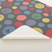 Gemeinsam Polka Dot Muster Sherpadecke (3/4)