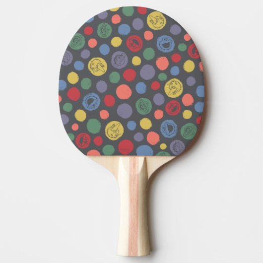 Gemeinsam Polka Dot Muster Tischtennis Schläger (Vorderseite)