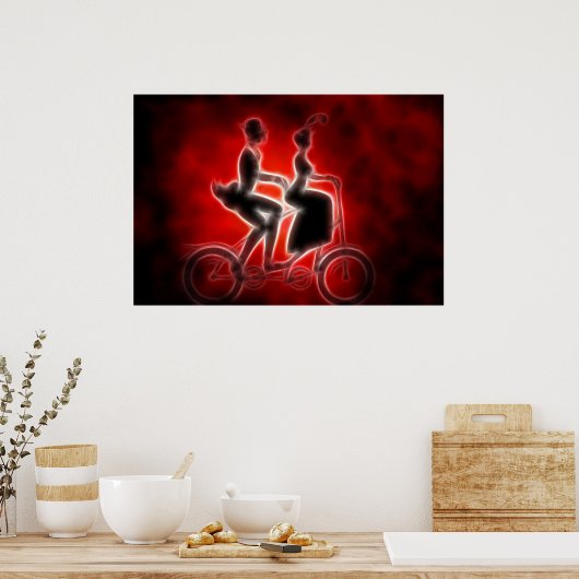 Gemeinsam Poster (Küche)