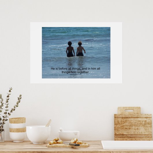 Gemeinsam Poster (Küche)