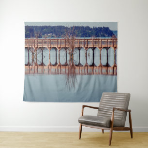 Gemeinsam reflektieren wandteppich