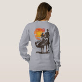Gemeinsam reiten - Ein wunderbares Western-Leben | Sweatshirt (Schwarz voll)
