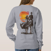 Gemeinsam reiten - Ein wunderbares Western-Leben | Sweatshirt (Rückseite)