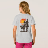 Gemeinsam reiten - Ein wunderbares Western-Leben | T-Shirt (Schwarz voll)