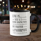 Gemeinsam schaffen wir ein Meisterwerk - Liebe-Ang Tasse