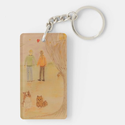 Gemeinsam Schlüsselanhänger (Rückseite)