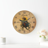 Gemeinsam seit...Vintag Große Wanduhr (Zuhause)