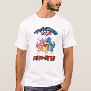 Gemeinsam sind wir Dino-Mite Funny Dinosaurus Lieb T-Shirt
