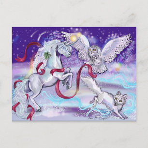 Gemeinsam sind wir ein Einhorn Postkarte