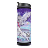 Gemeinsam sind wir ein Einhorn Thermosbecher (Nach rechts gedreht)