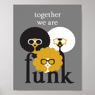 Gemeinsam sind wir Funk Poster