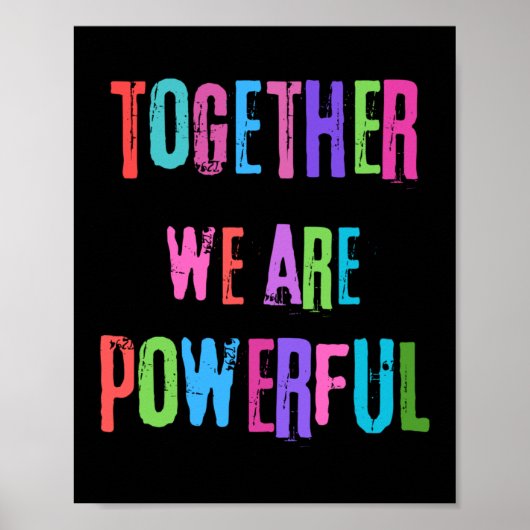 Gemeinsam sind wir mächtig poster (Vorne)