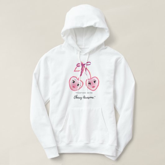 GEMEINSAM SIND WIR SCHERRY AWSOME HOODIE (Design vorne)