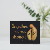 Gemeinsam sind wir stark ! - postkarte (Stehend Vorderseite)