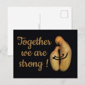 Gemeinsam sind wir stark ! - postkarte (Vorne/Hinten)
