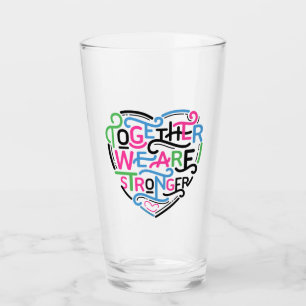 Gemeinsam sind wir stärker glas