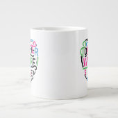 Gemeinsam sind wir stärker Jumbo-Tasse (Vorderseite)