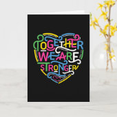 Gemeinsam sind wir stärker karte (Gelbe Blume)