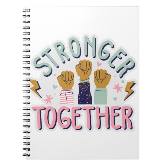 Gemeinsam stärken notizblock (Vorderseite)
