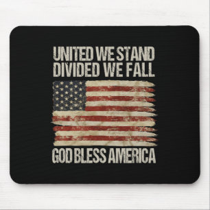 Gemeinsam stehen wir gespalten, wir werden Gott se Mousepad