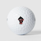 Gemeinsam stehen wir golfball (Vorderseite)