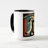 Gemeinsam tanzen wir tasse (Vorderseite Links)