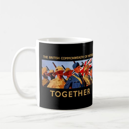 Gemeinsam ~ The British Commonwealth of Nations Kaffeetasse (Links)