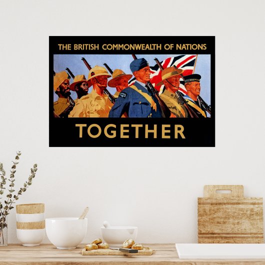 Gemeinsam ~ The British Commonwealth of Nations Poster (Küche)