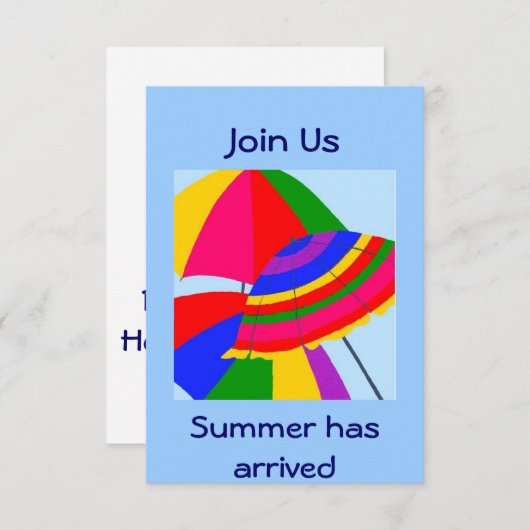 GEMEINSAM US-SOMMER HAT INVITE ERREICHT EINLADUNG (Vorne/Hinten)