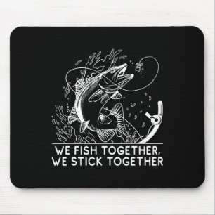 Gemeinsam Väter Tag Familie Eltern Verwandte fisch Mousepad